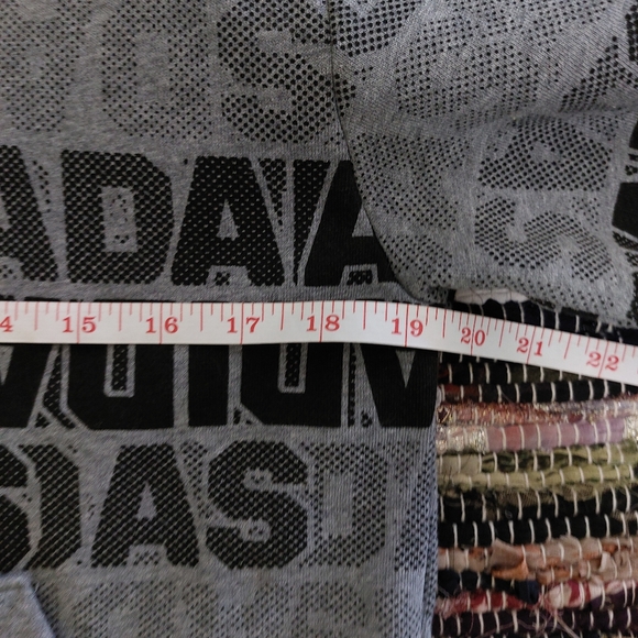 Adidas Kids Boys Grey & Black Logo Text Pull Over Outdoor Hoodie with Pocket - Picture 7 of 9